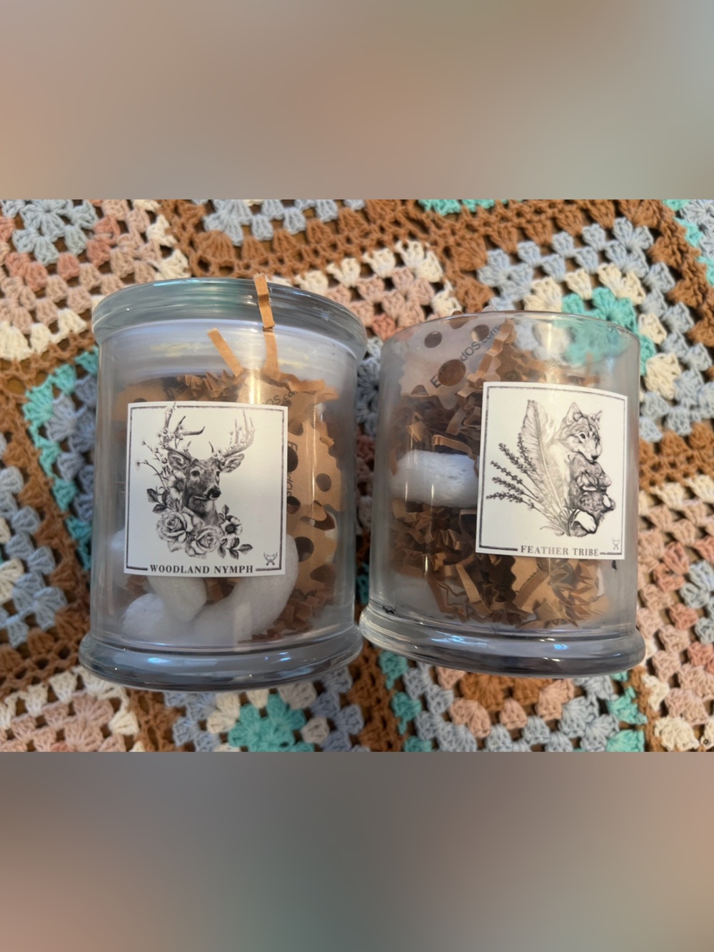 Vintage Spell Candle Jars